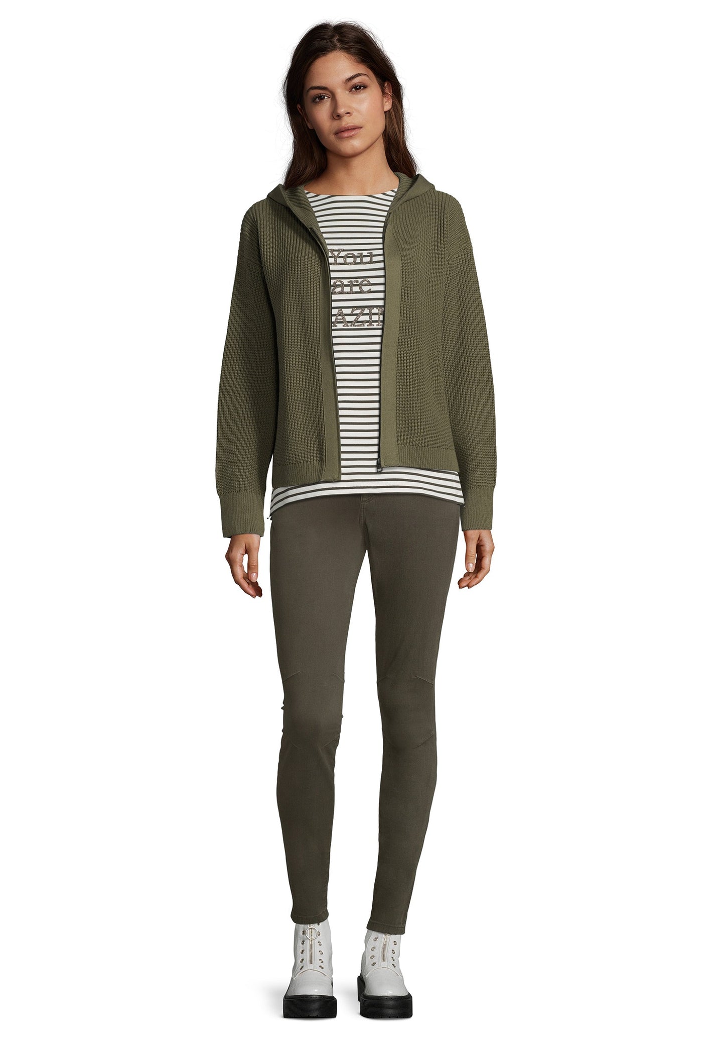 Casual-Strickjacke