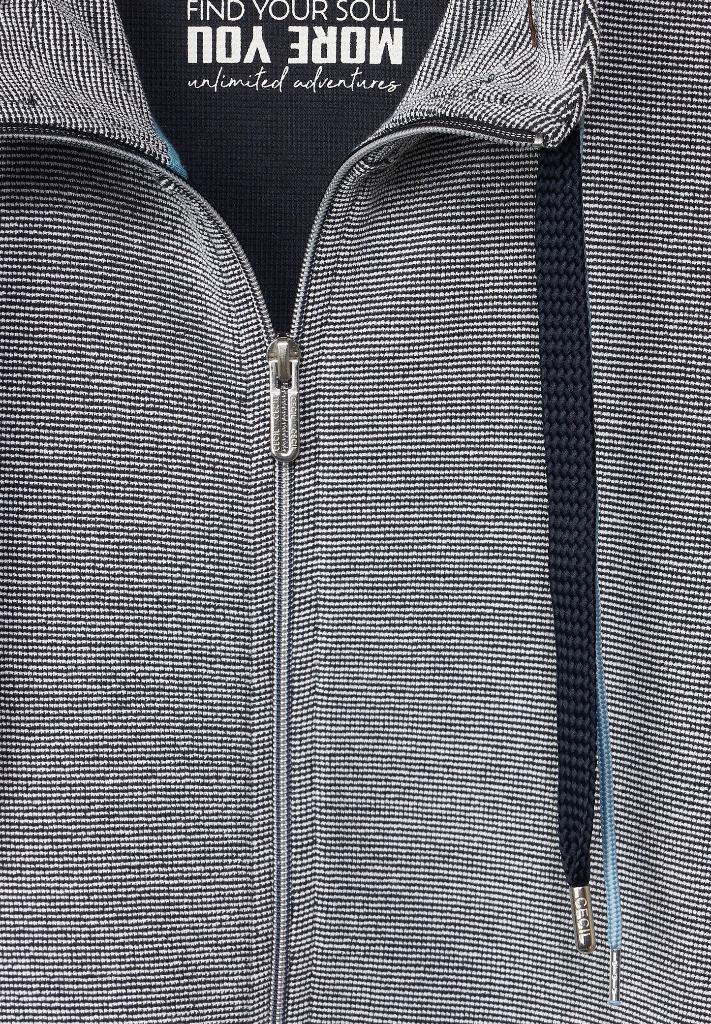 Gestreifte Shirtjacke