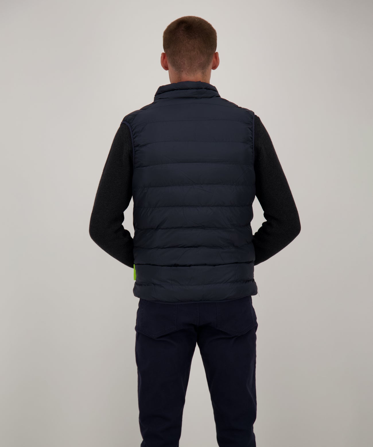 Steppweste mit Daunen-Look