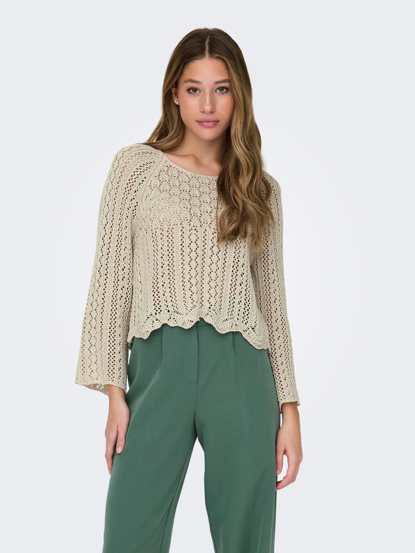 ONLNOLA LIFE 3/4 PULLOVER KNT NOOS