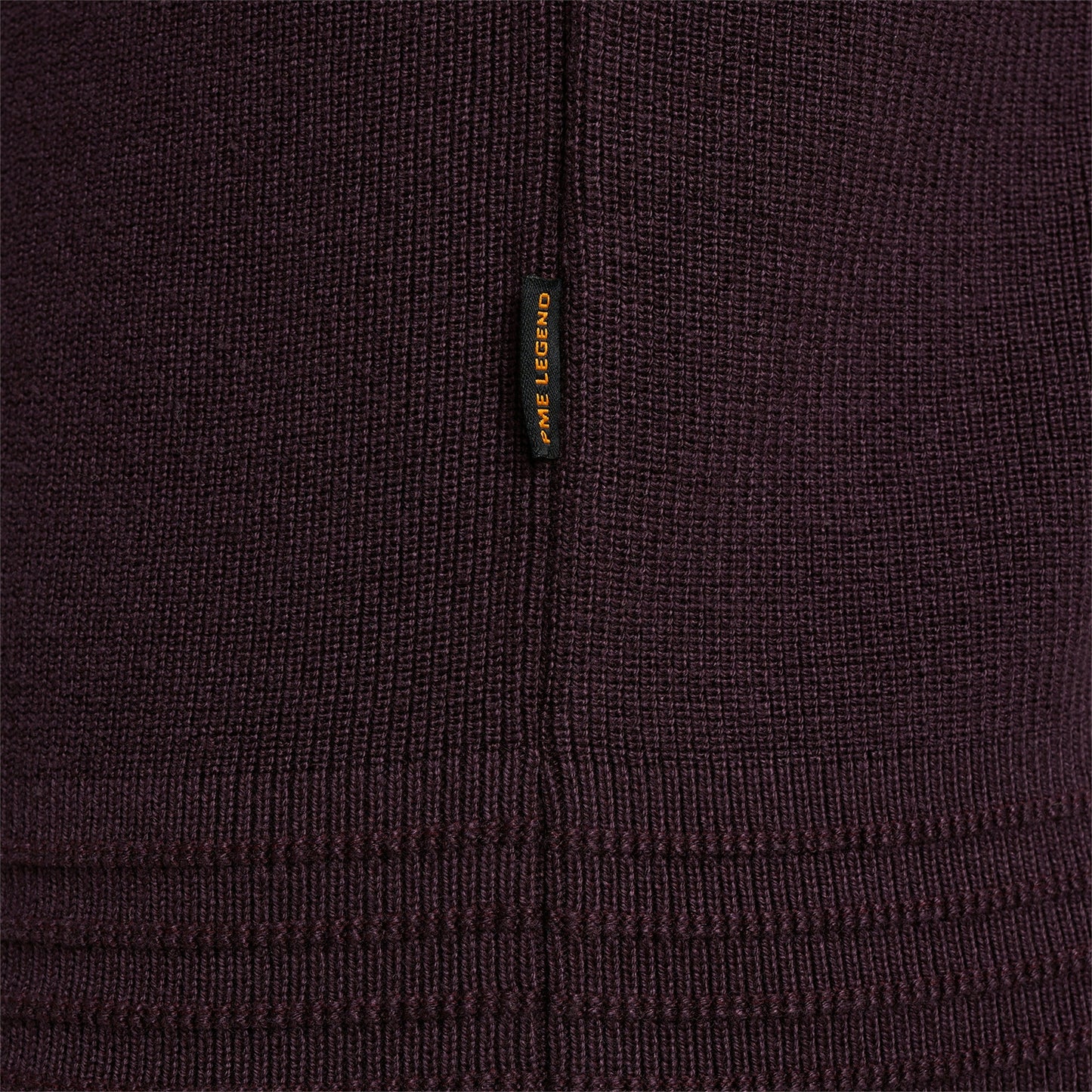 Half zip collar cotton knit