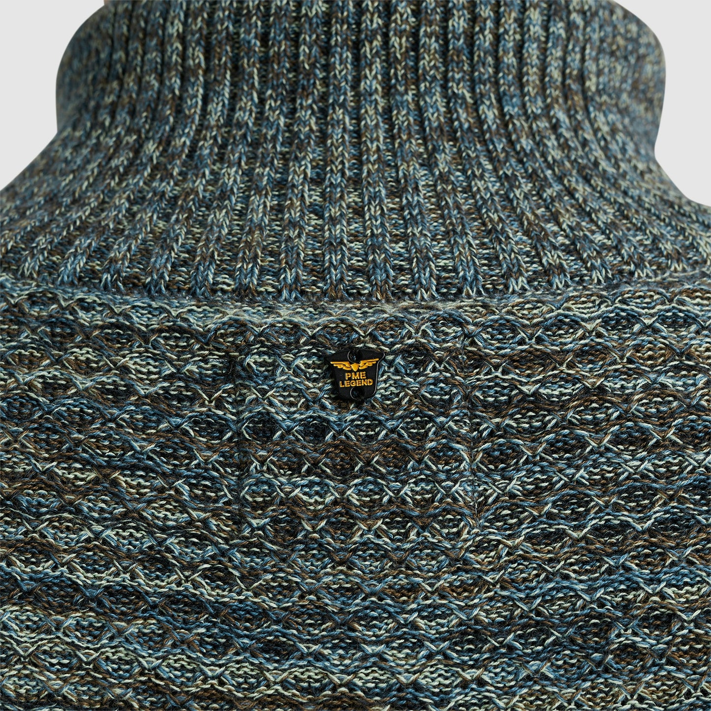 Half zip collar colormix