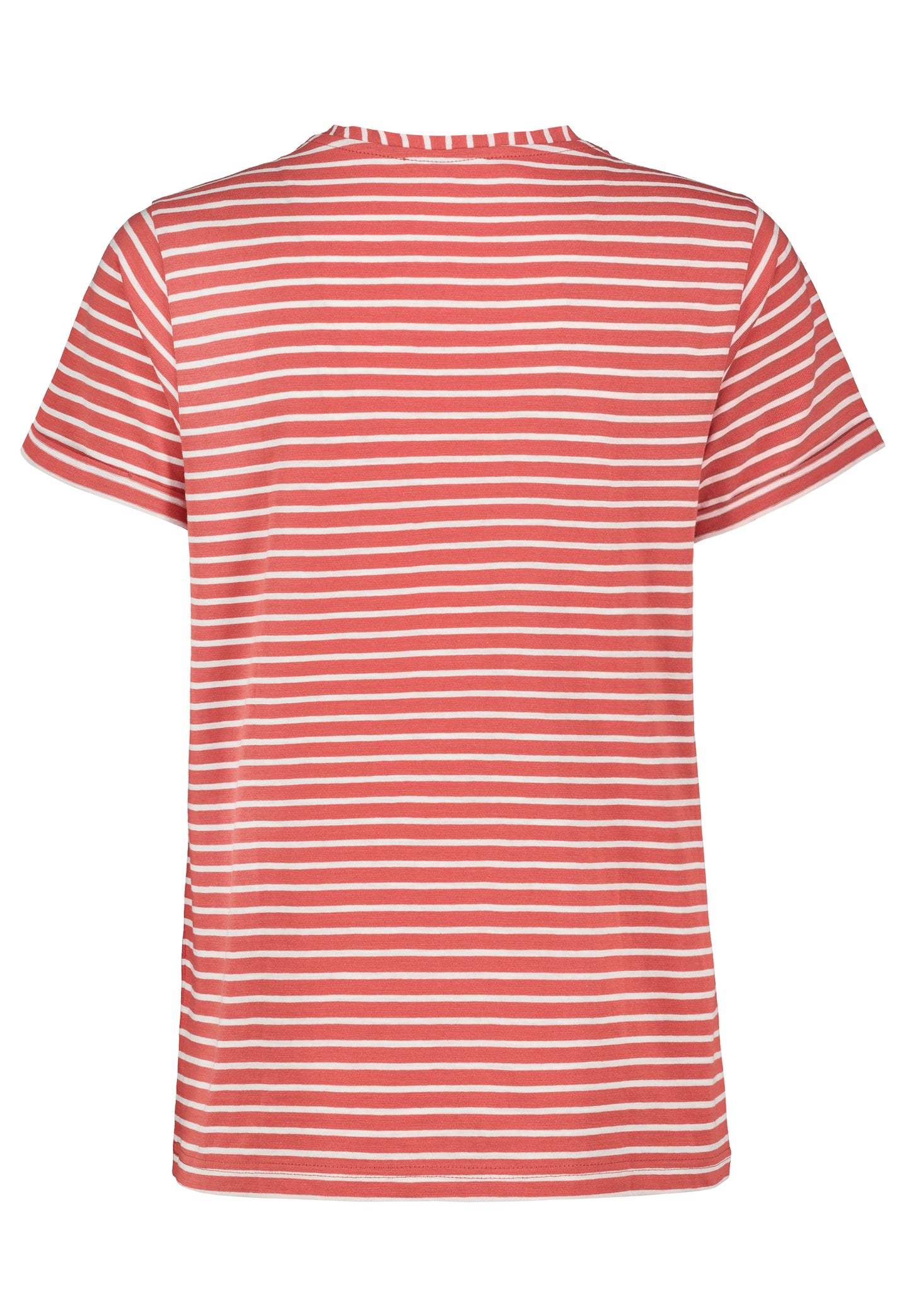 T-shirt, kurzarm ,ärmelaufschlag V-neck