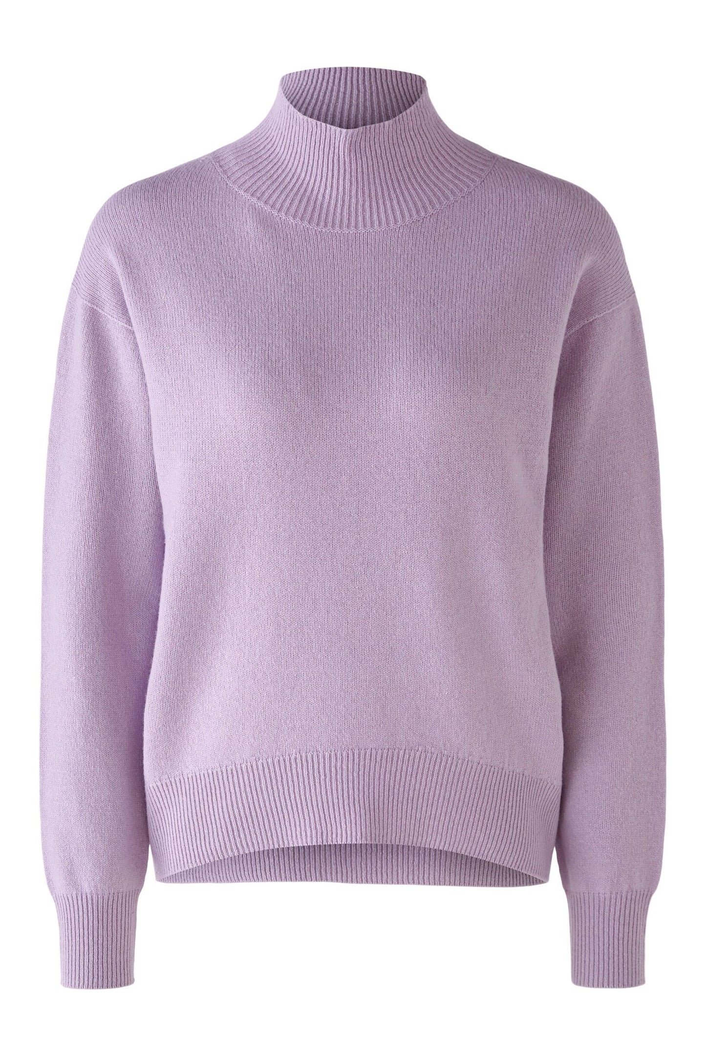 Strickpullover mit Stehkragen