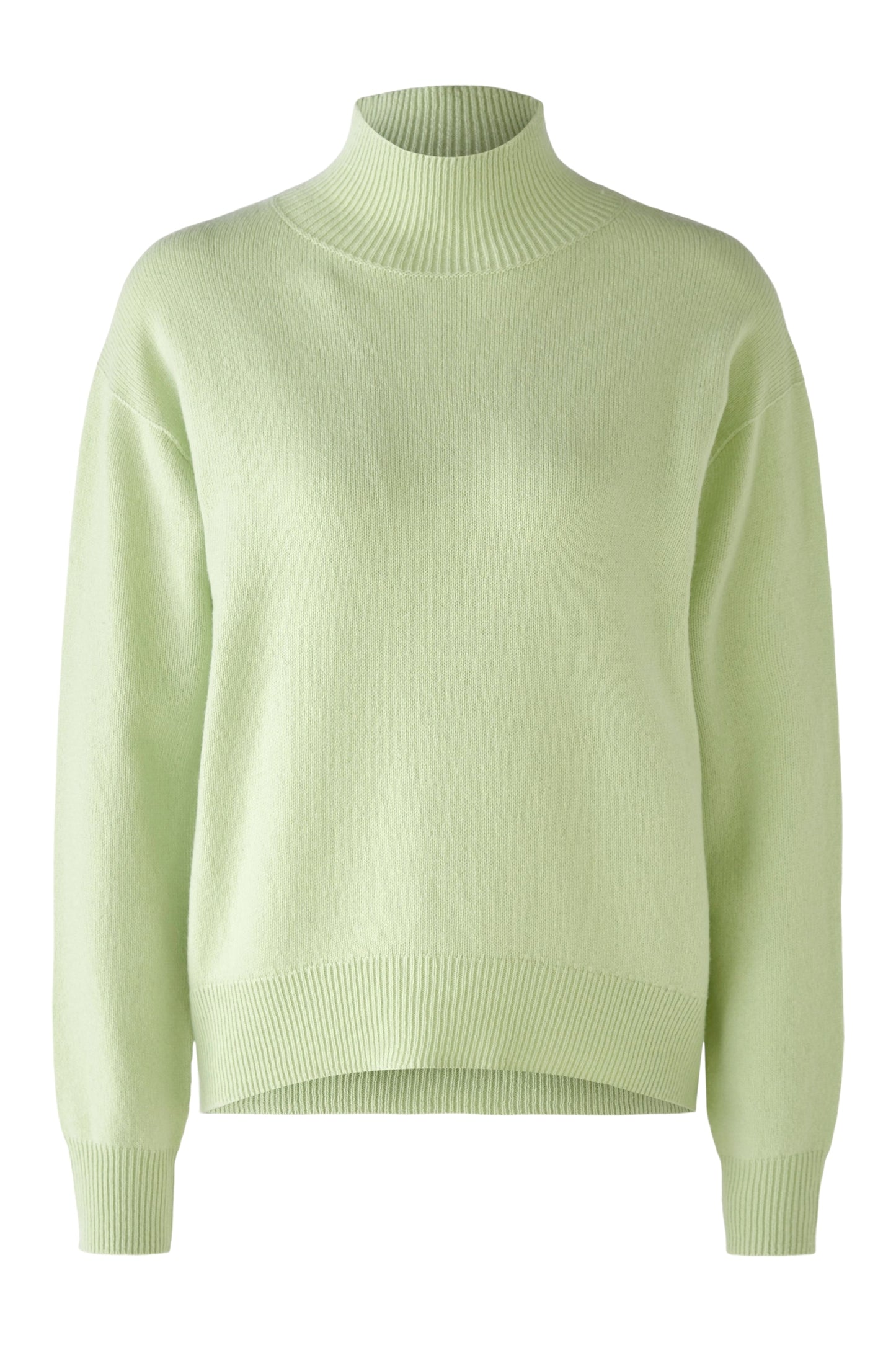 Strickpullover mit Stehkragen