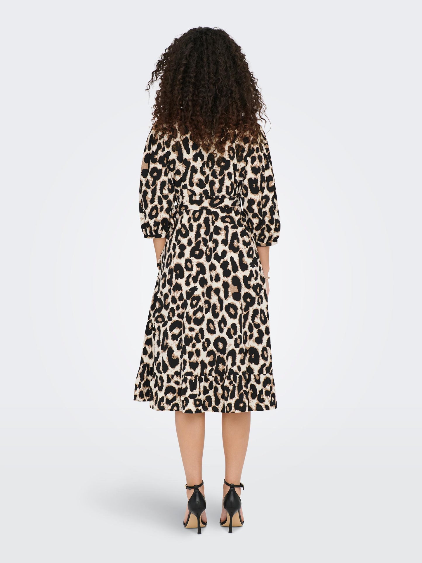 ONLOLIVIA 3/4 WRAP MIDI DRESS WVN NOOS