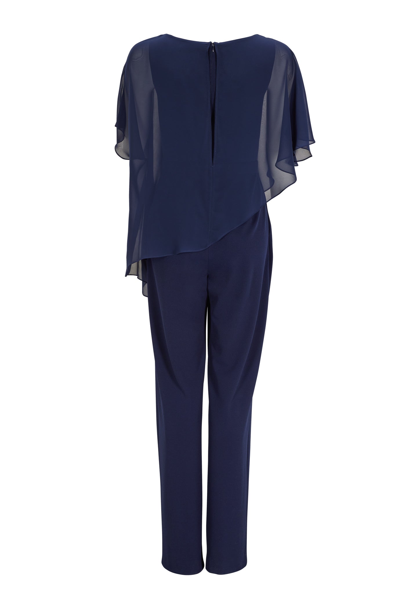 Jumpsuit mit asymmetrischem Überwurf