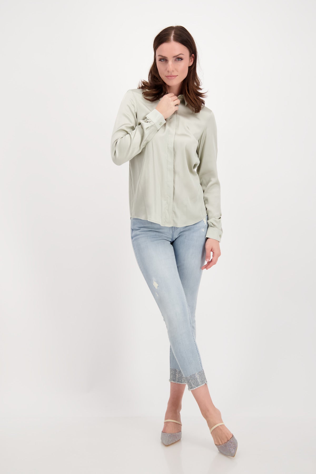 Bluse, light khaki