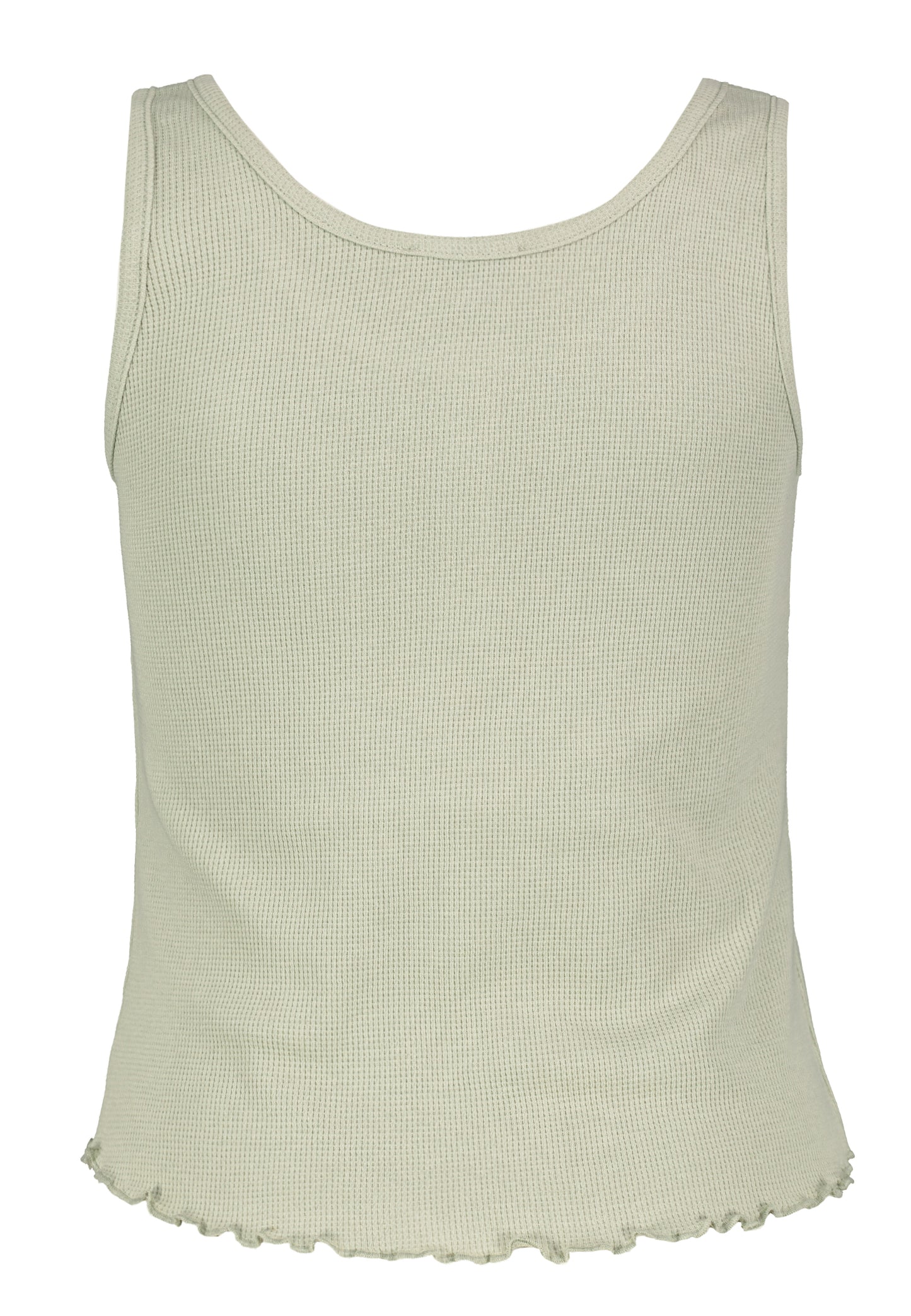 DOB Top,Rundhals mit Piping +Knopfl, light greyish green