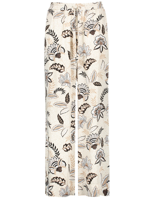 Palazzohose mit Floral-Print Palazzo