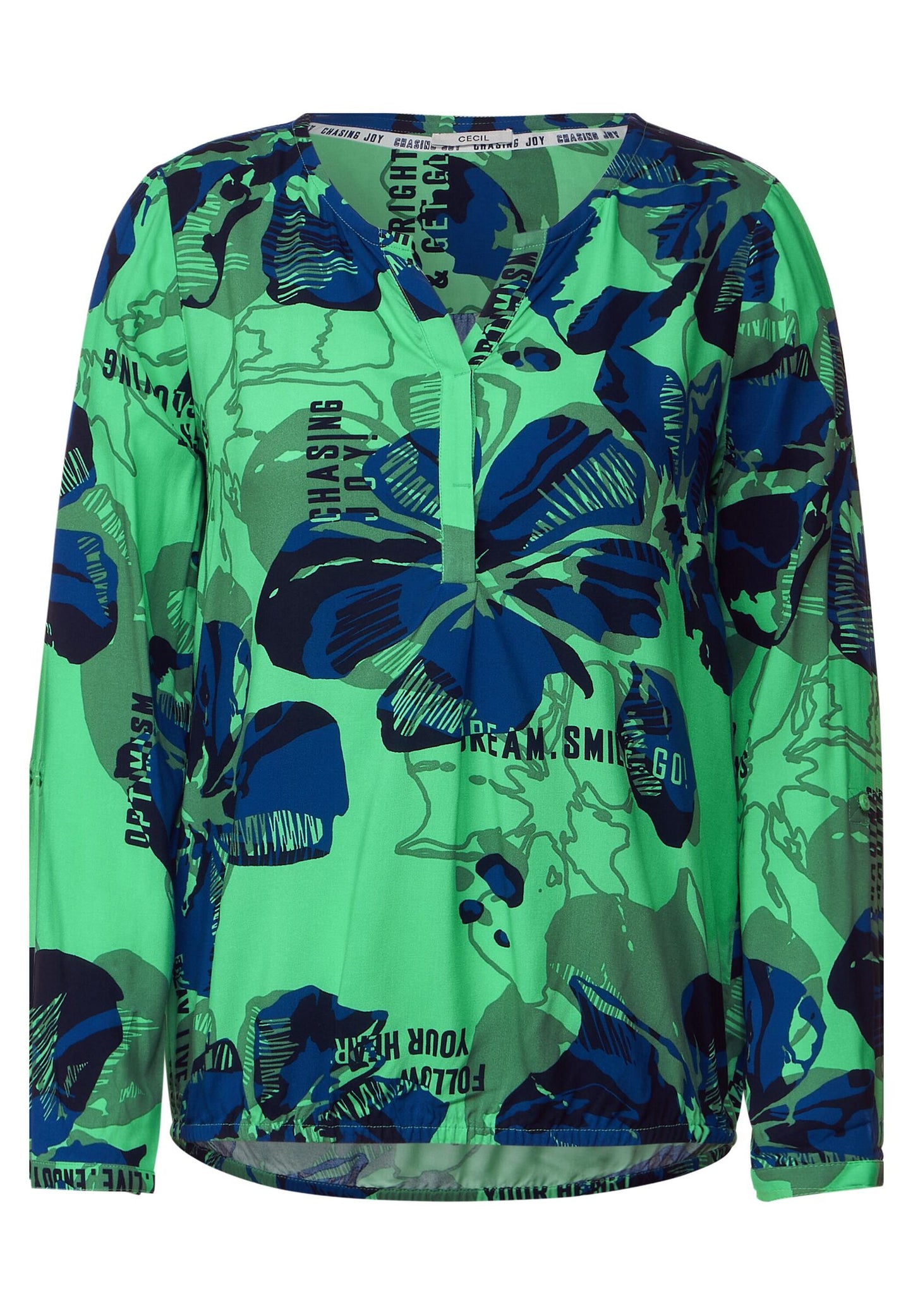 Bluse im Multicolorprint