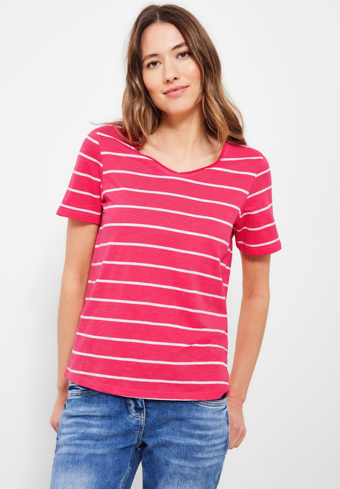 T-Shirt mit Streifenmuster