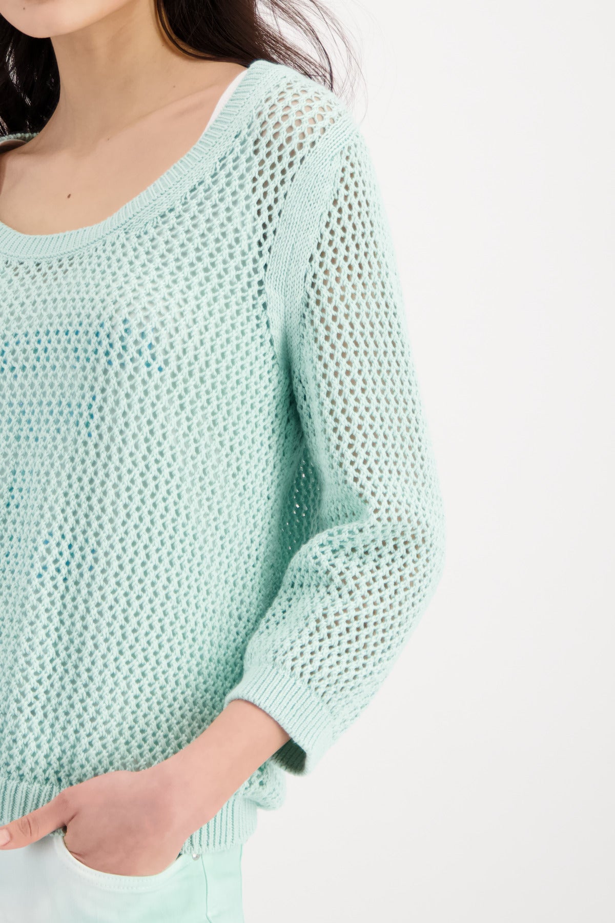 Pullover, fresh mint