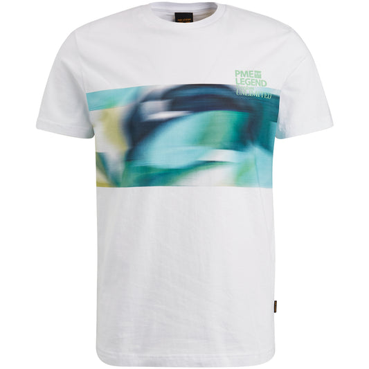 Short sleeve r-neck single jersey digital print