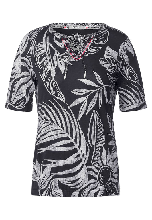 Tunika T-Shirt mit Print