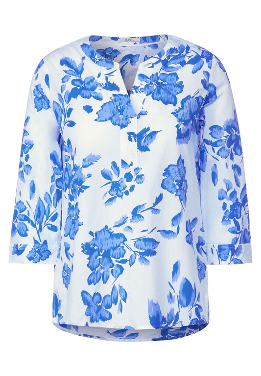 Blumenprint Bluse