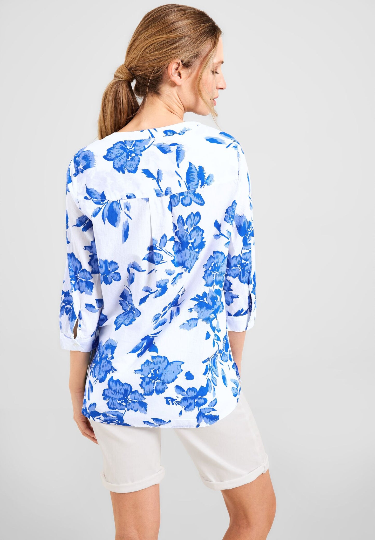 Blumenprint Bluse