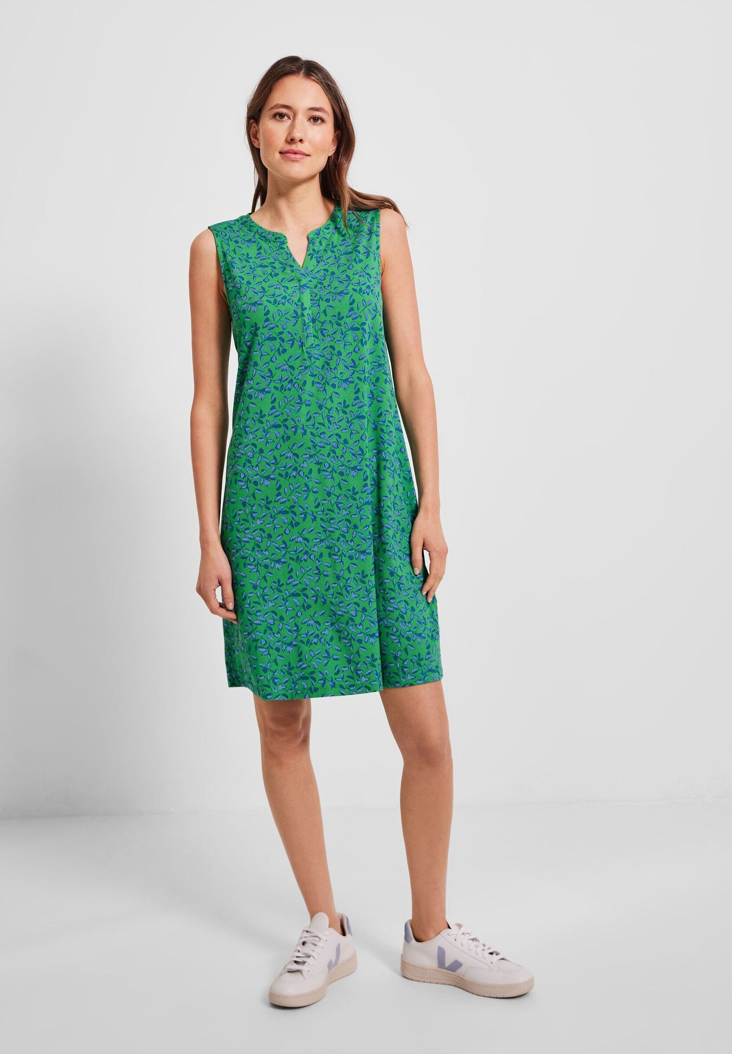 Minimalprint Jersey Kleid