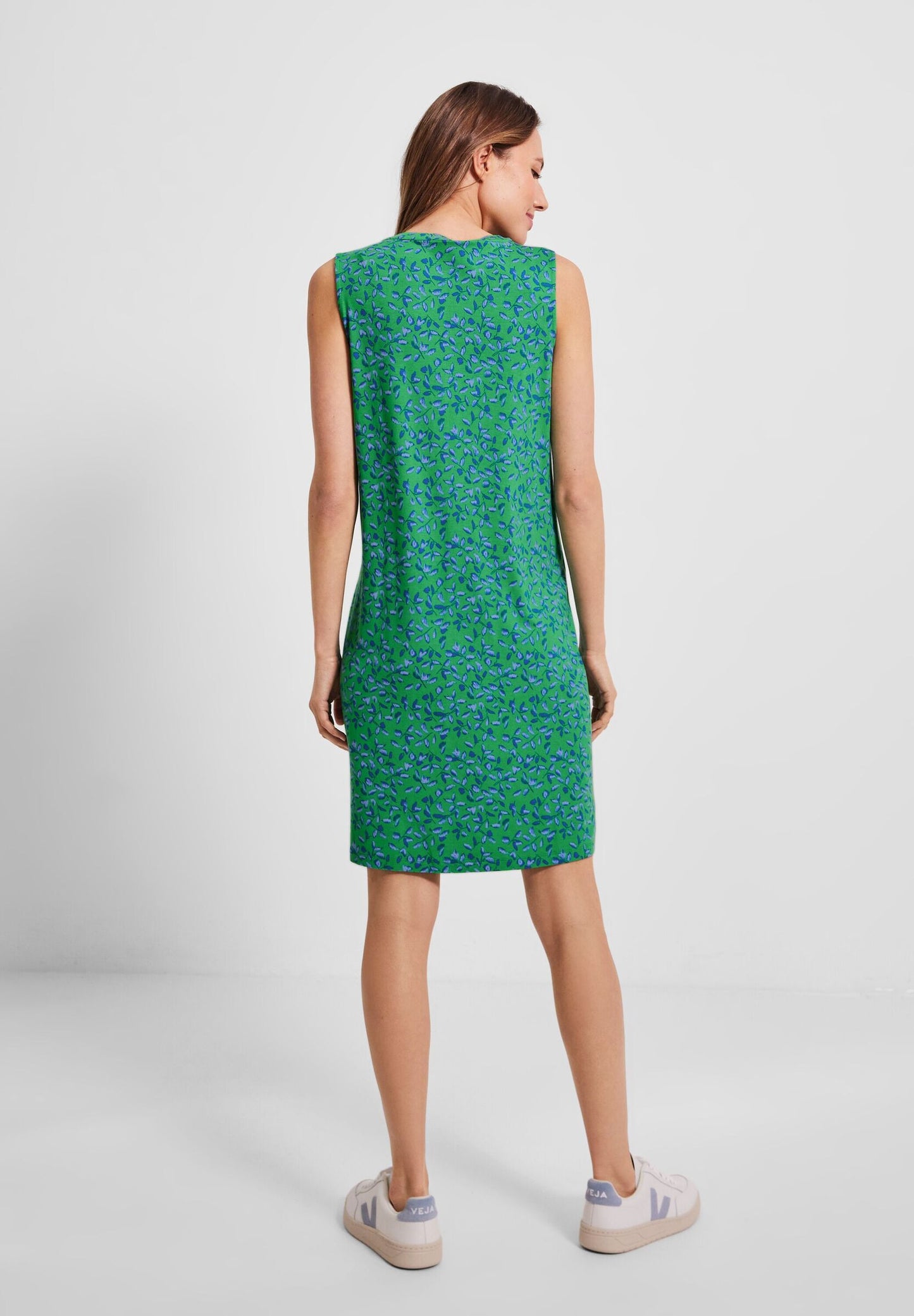 Minimalprint Jersey Kleid