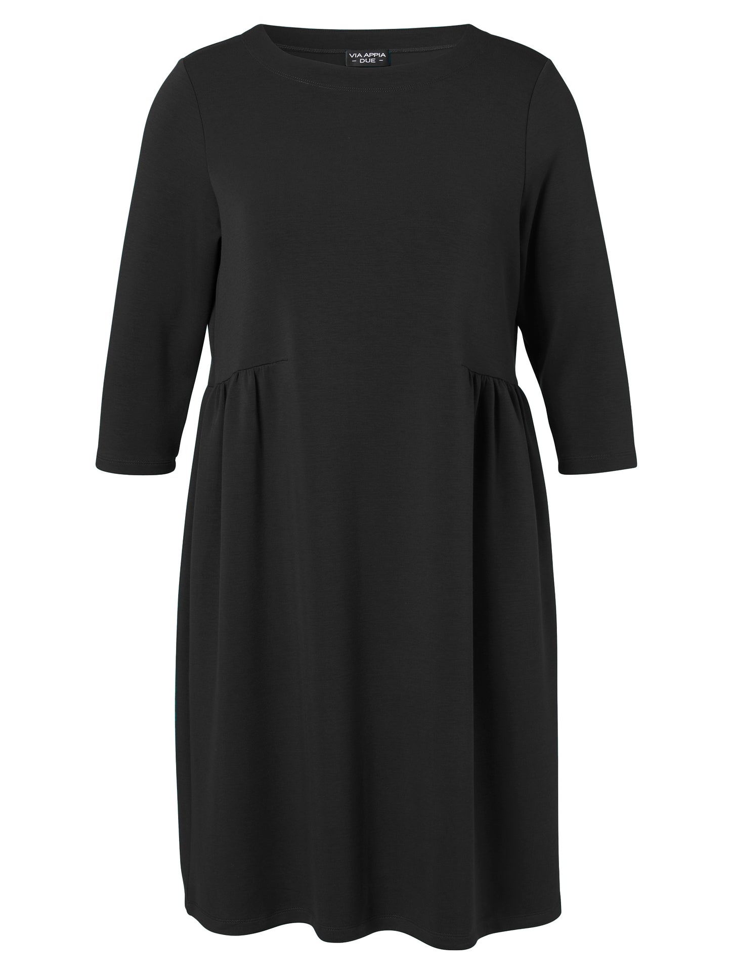 Kleid Rundhals 3/4 Arm