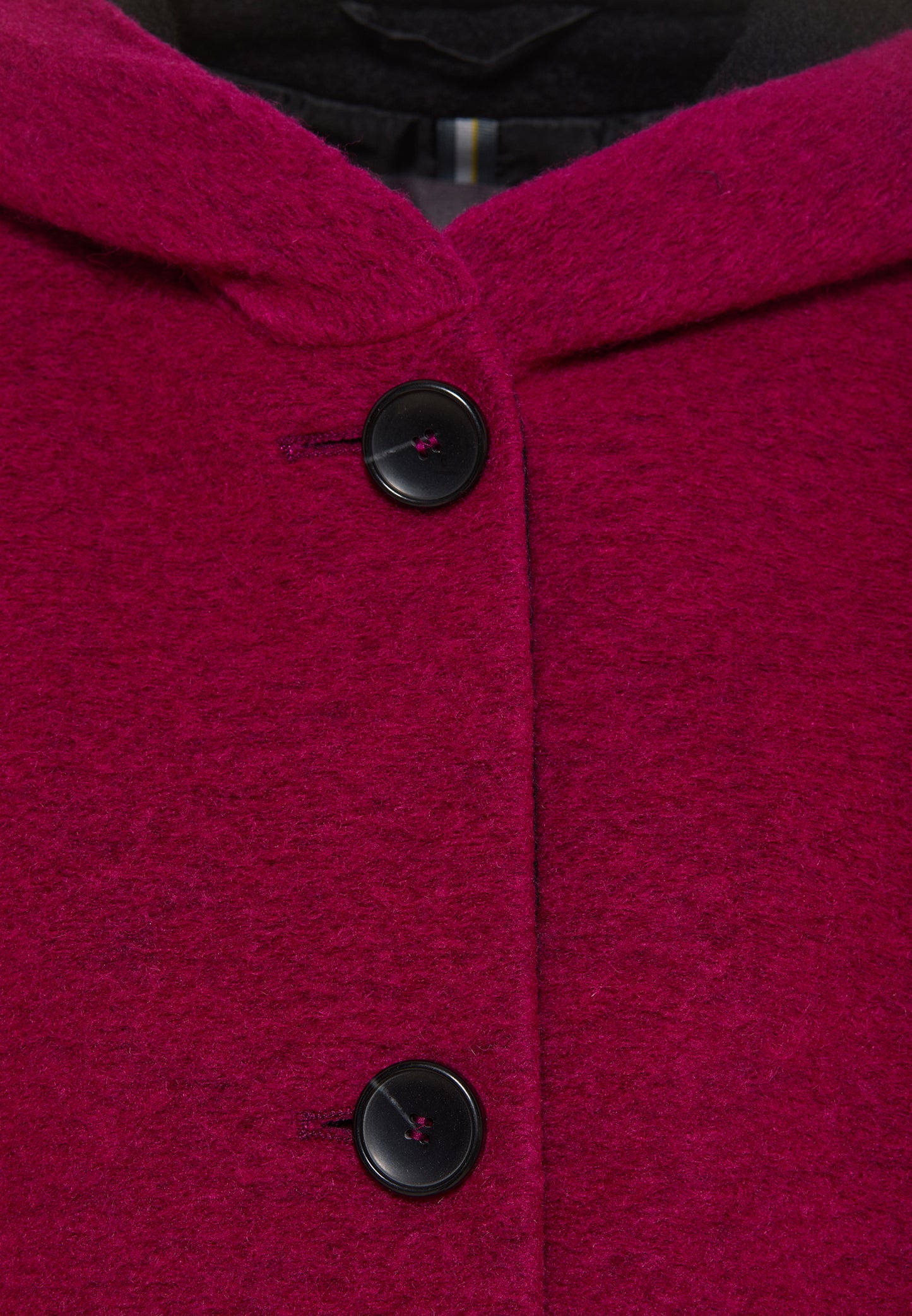 Wolljacke mit Kapuze