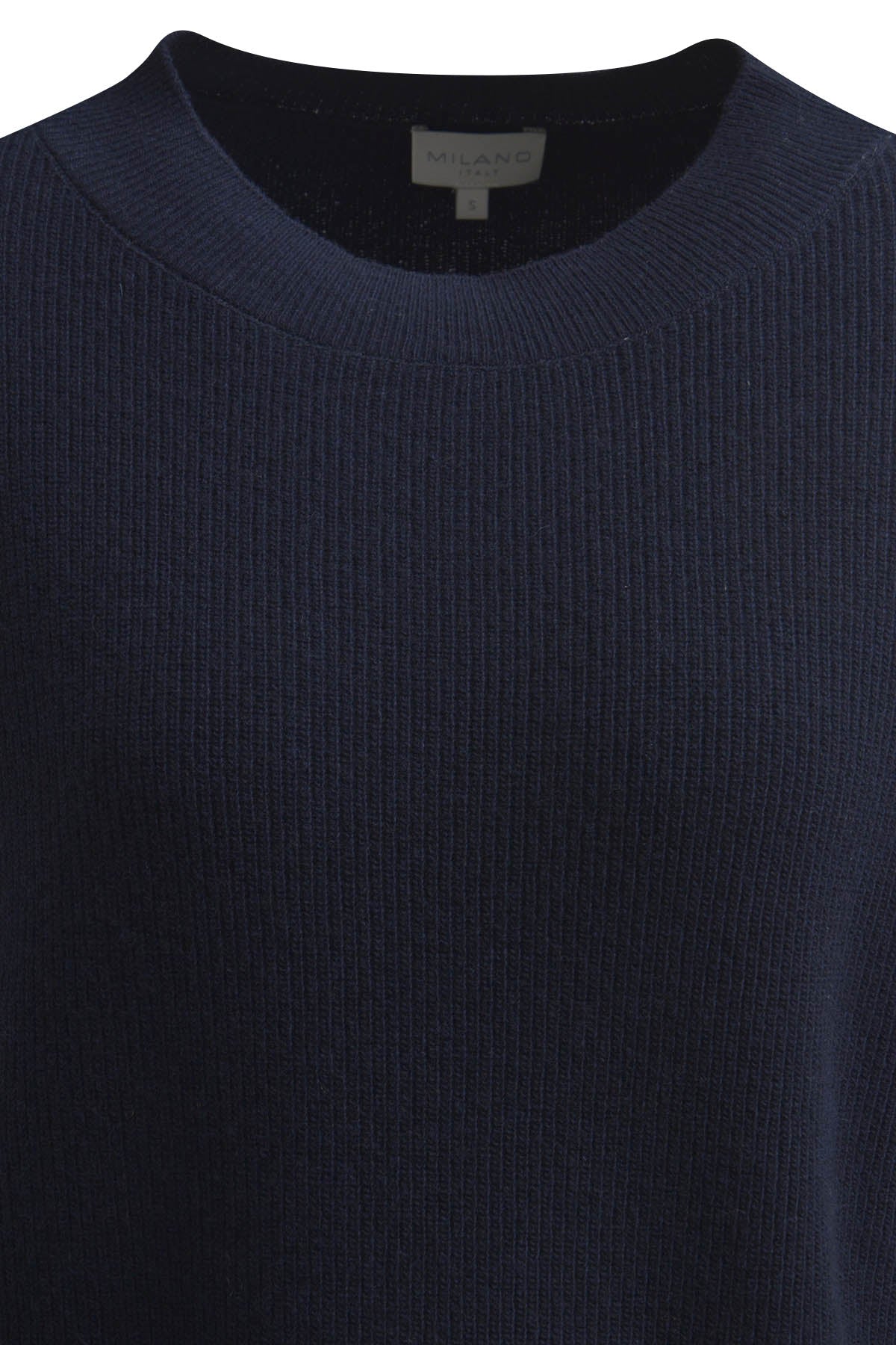 Pullover w roundneck and 1/1 sleeves