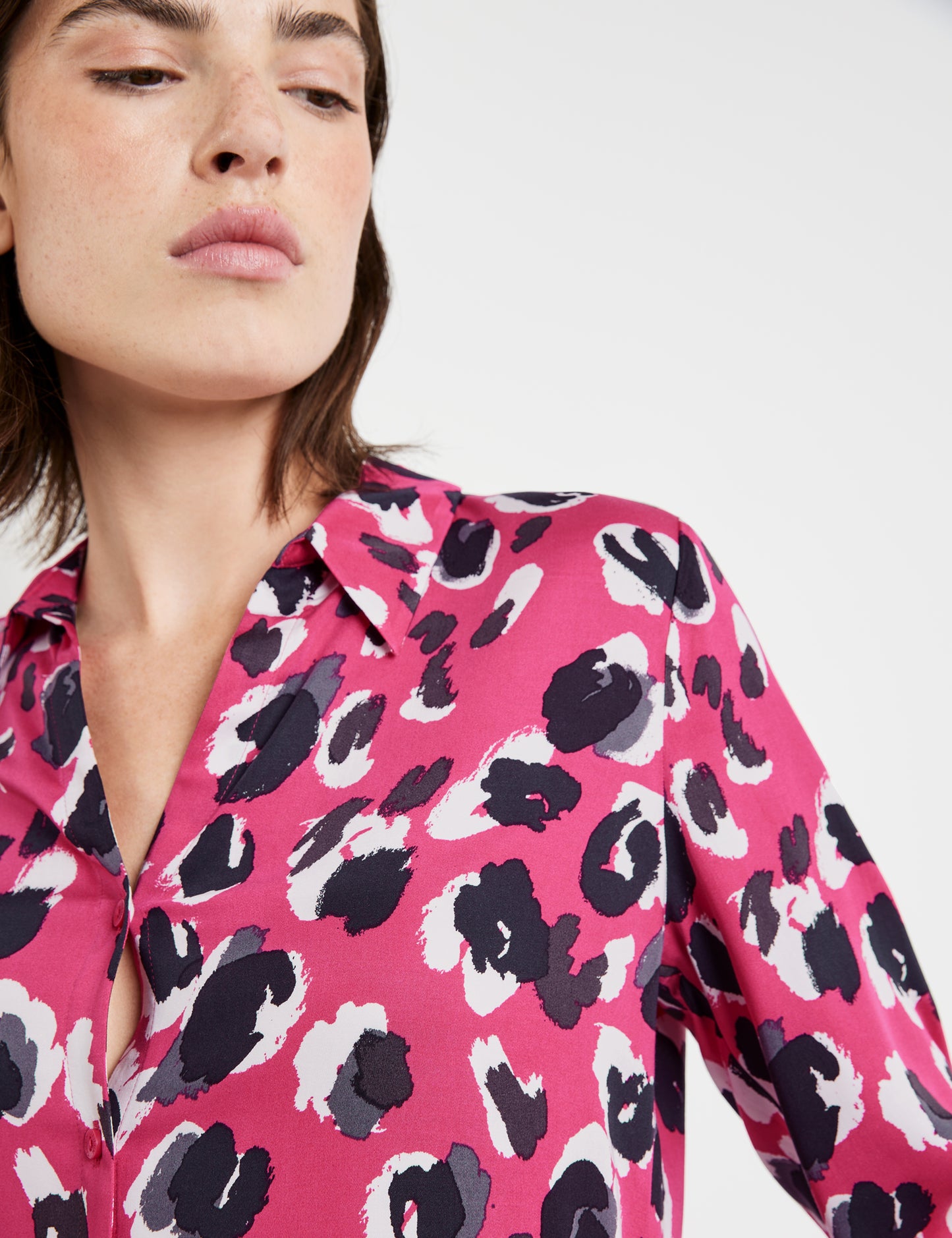 Bluse mit Animal-Print