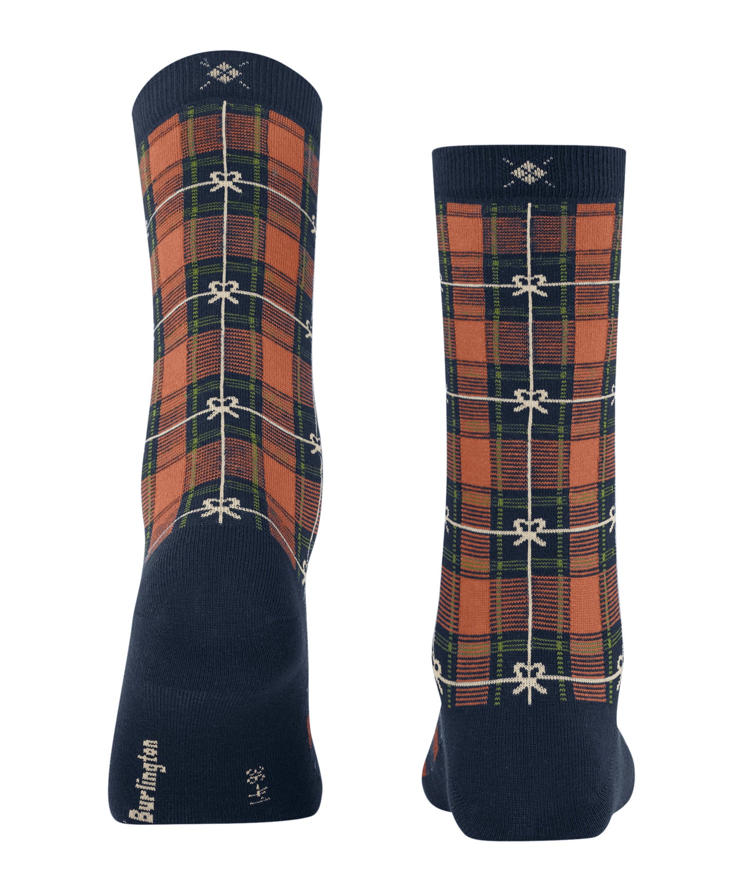 Burlington X-Mas Tartan Damen Socken