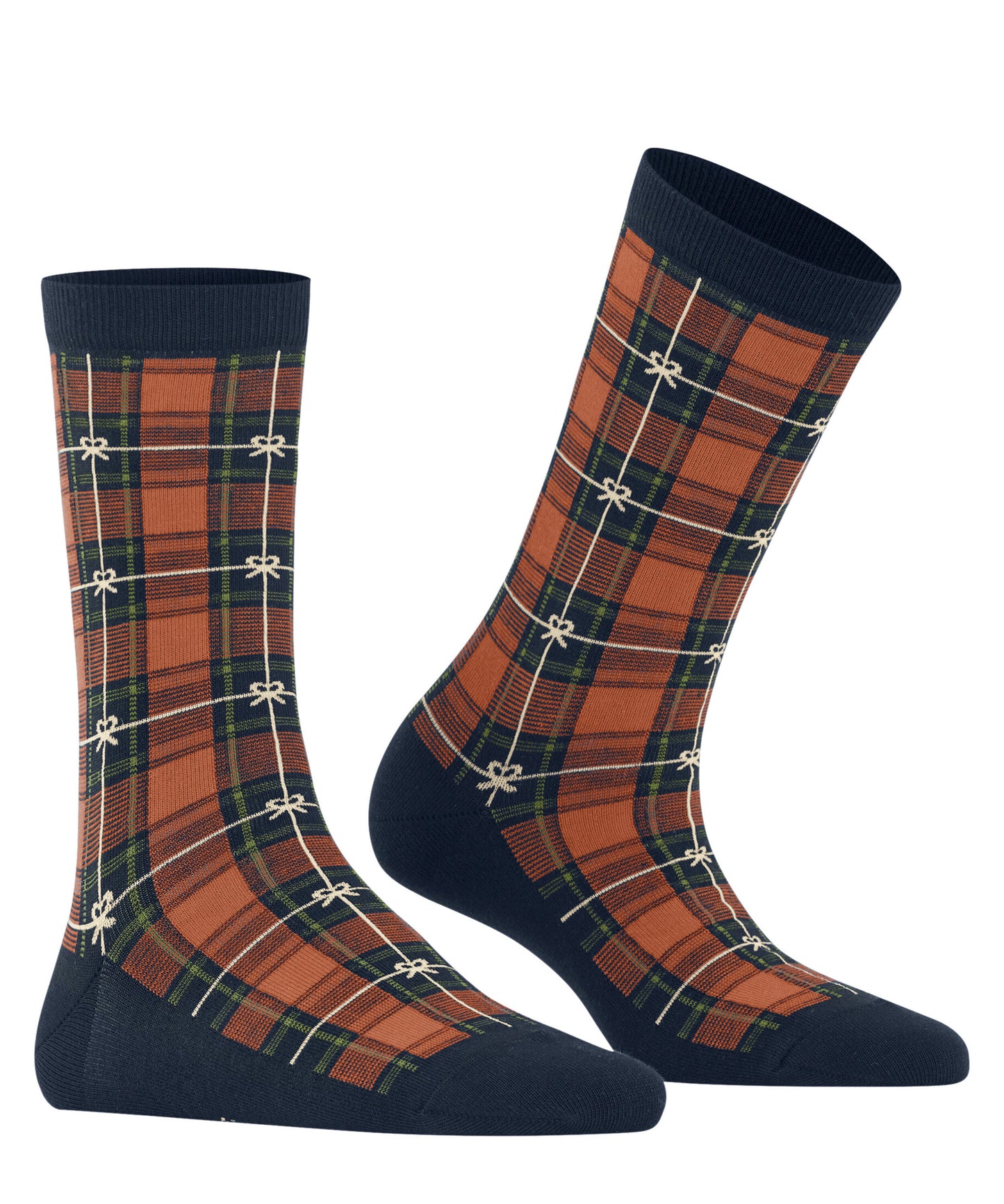 Burlington X-Mas Tartan Damen Socken