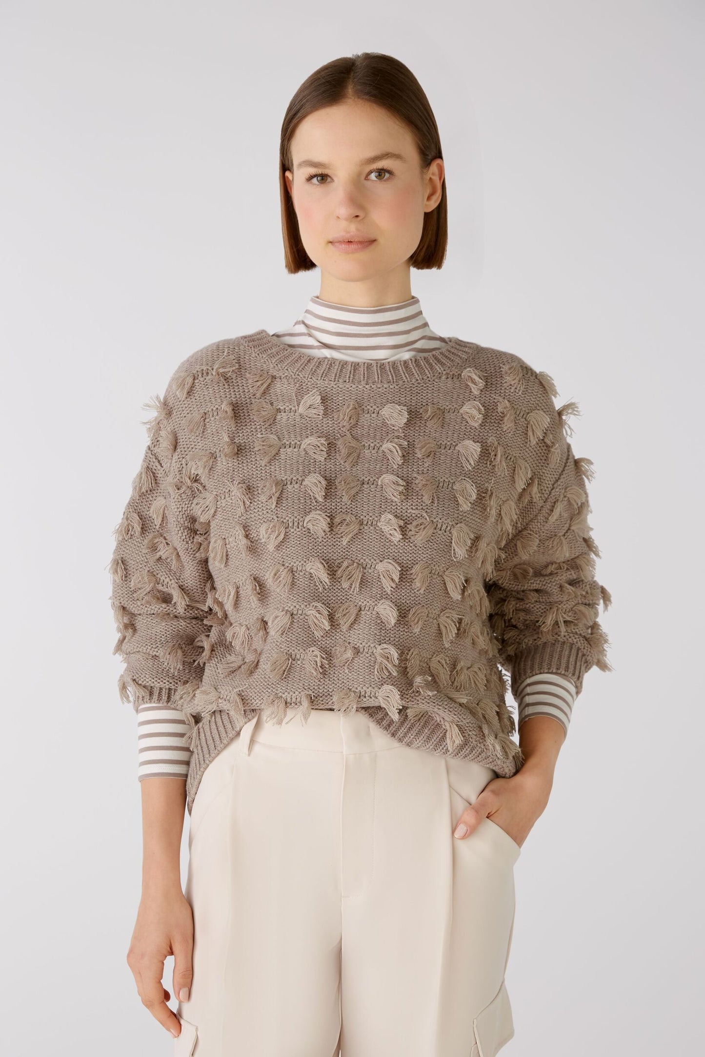 Pullover  mit Fransendetail