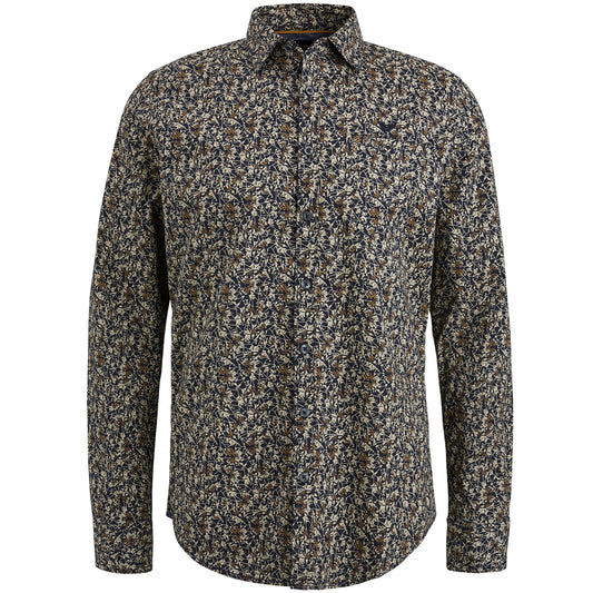 Long Sleeve Shirt Print On Poplin Stretch