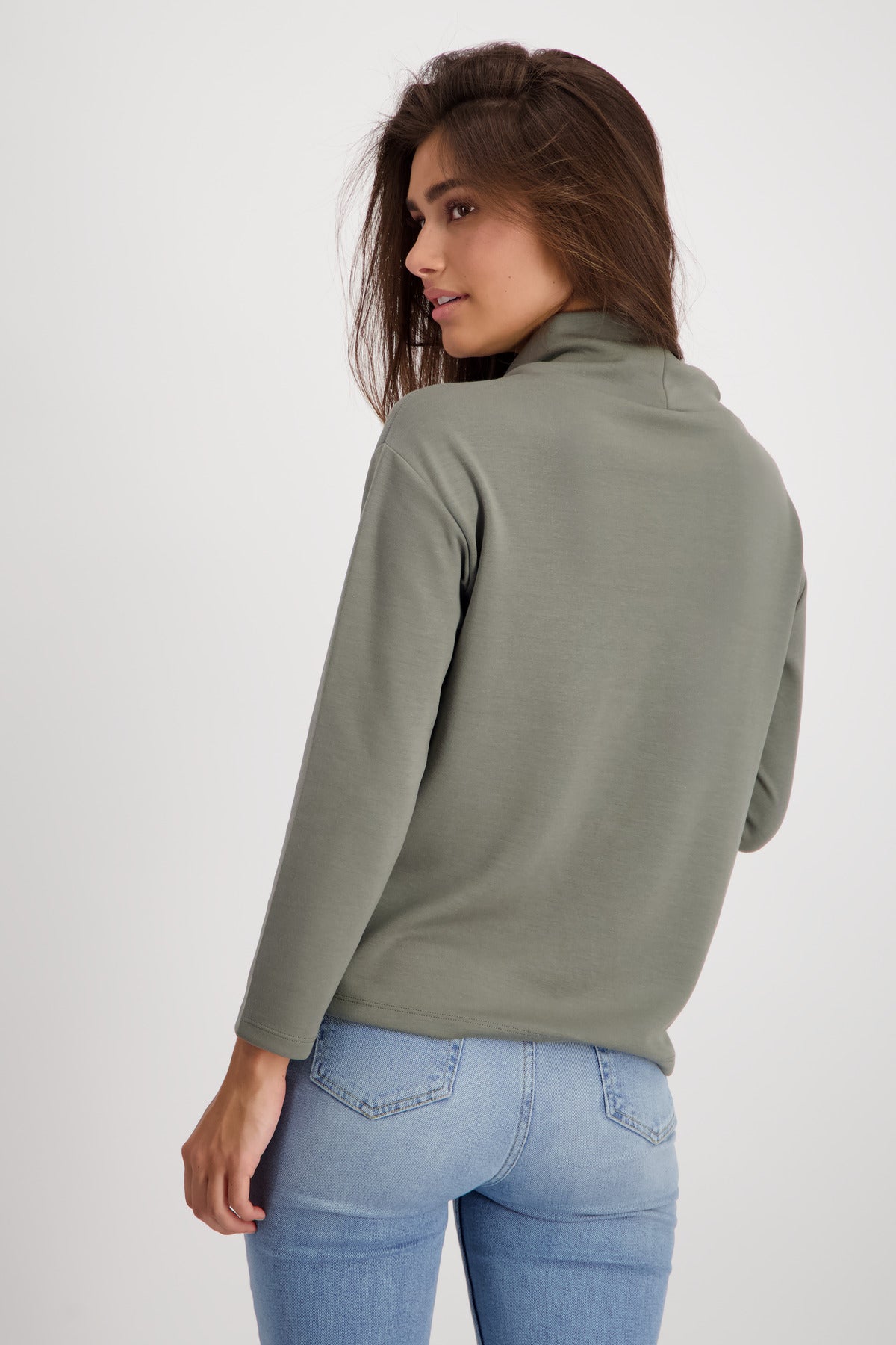 Sweatshirt, frozen green