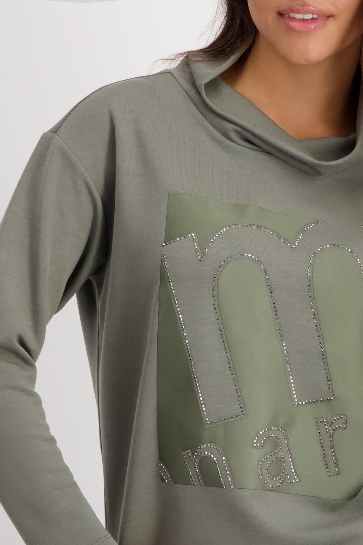 Sweatshirt, frozen green