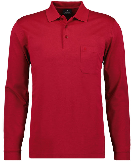 RAGMAN Softknit-Polo langarm