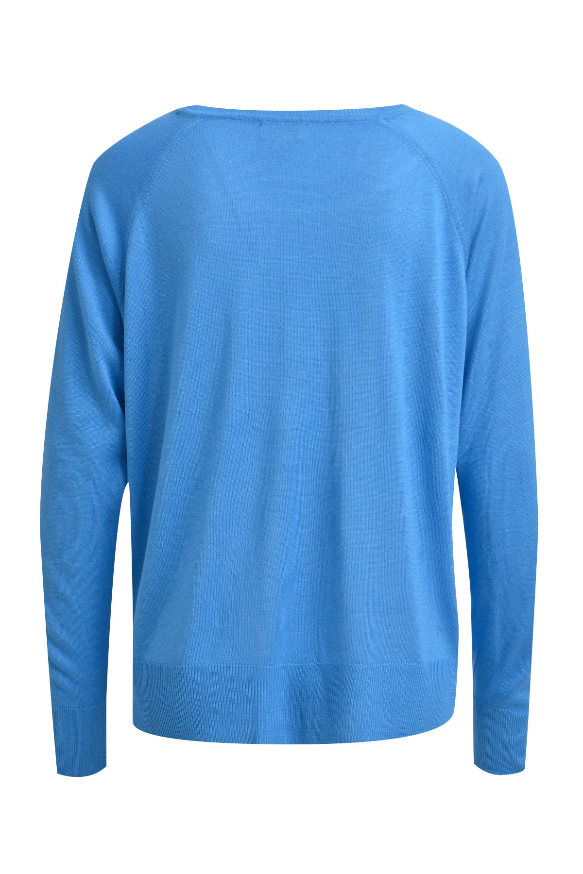 Pullover with roundneck and raglan 1/1 sleeves