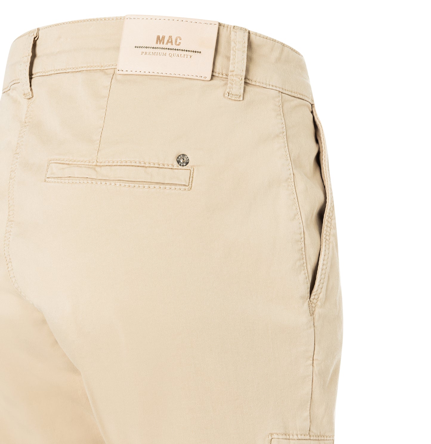 MAC JEANS - RICH CARGO, Authentic stretch gabardine