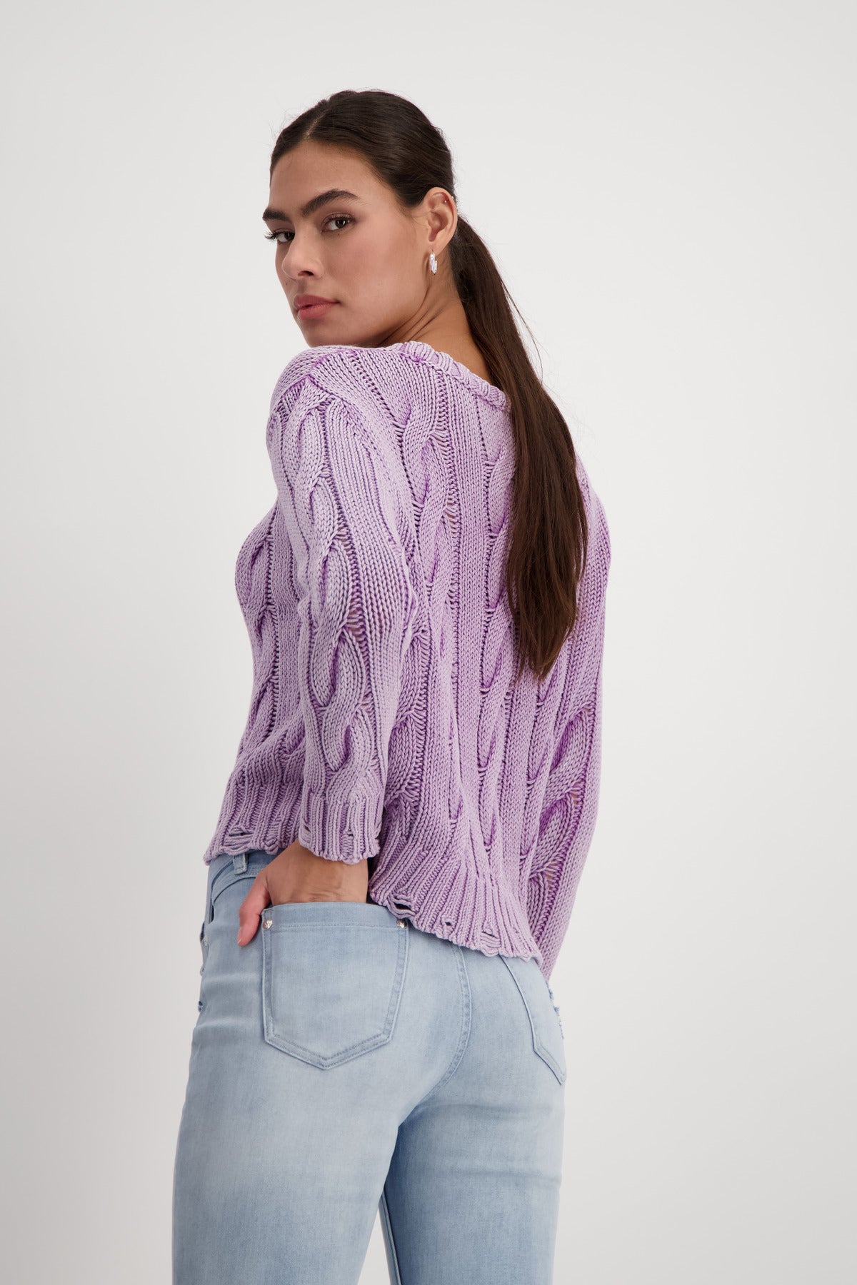 Pullover, lavender rose