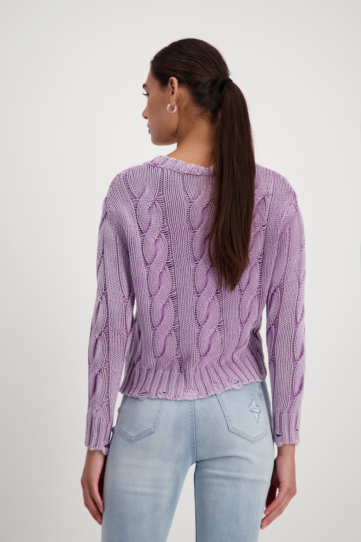 Pullover, lavender rose