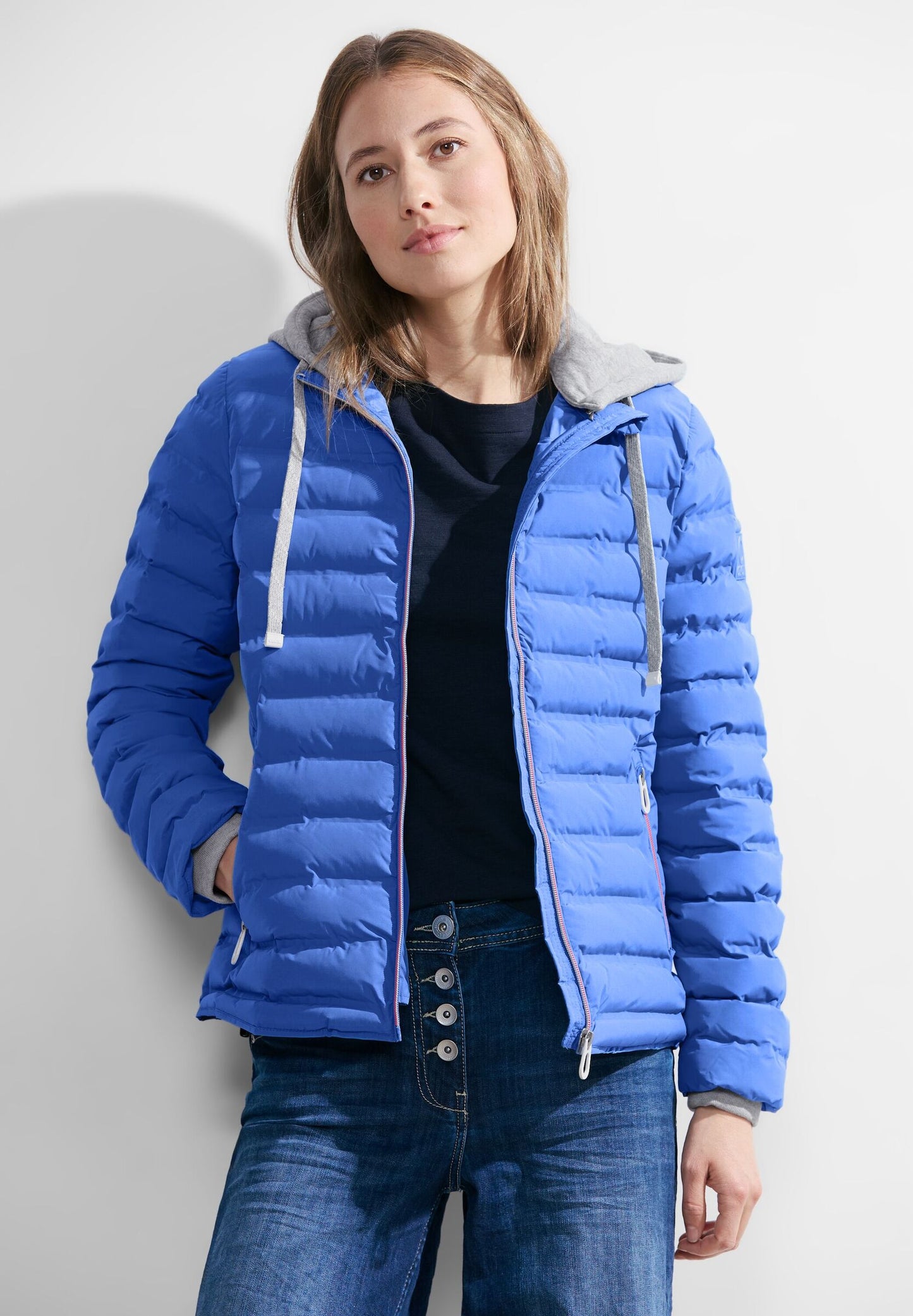 Kapuzen Steppjacke