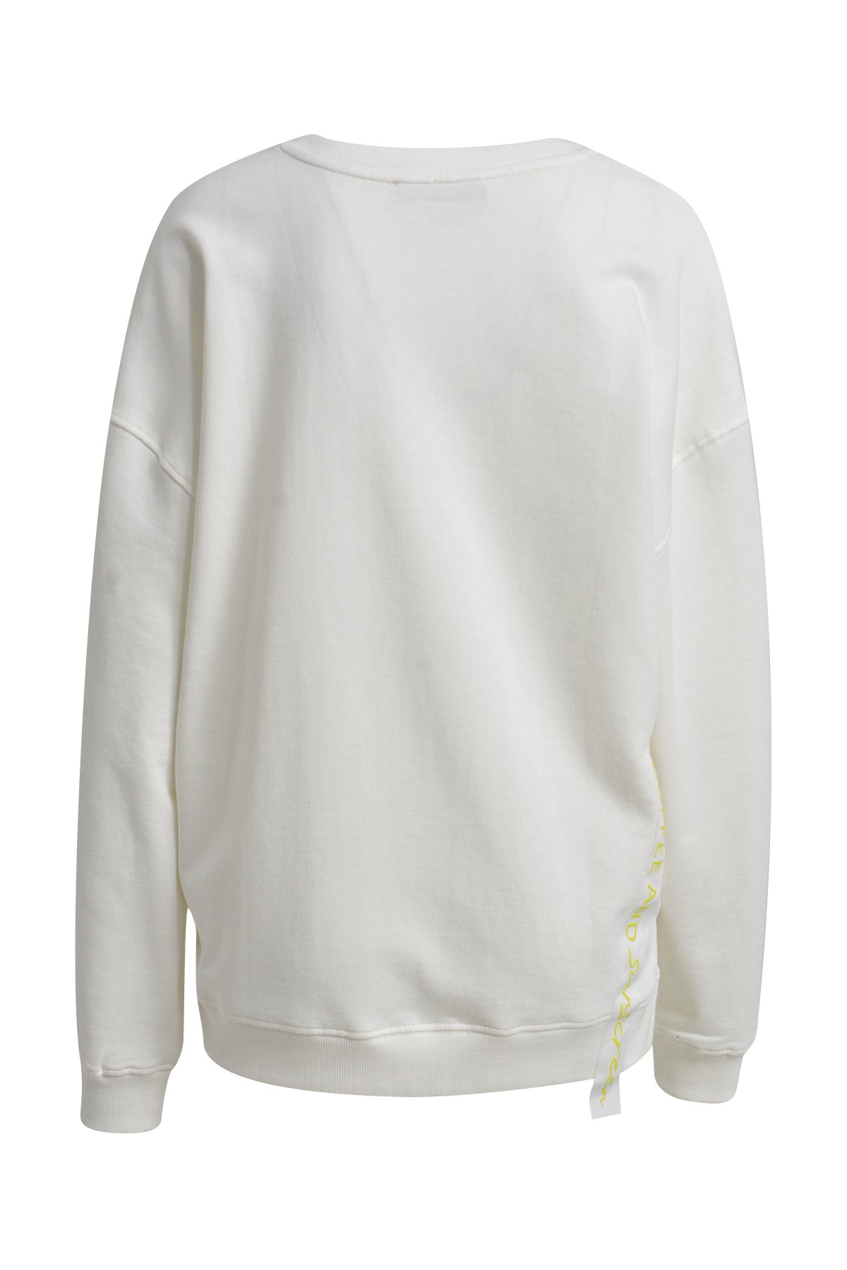 Sweatshirt with rib tape