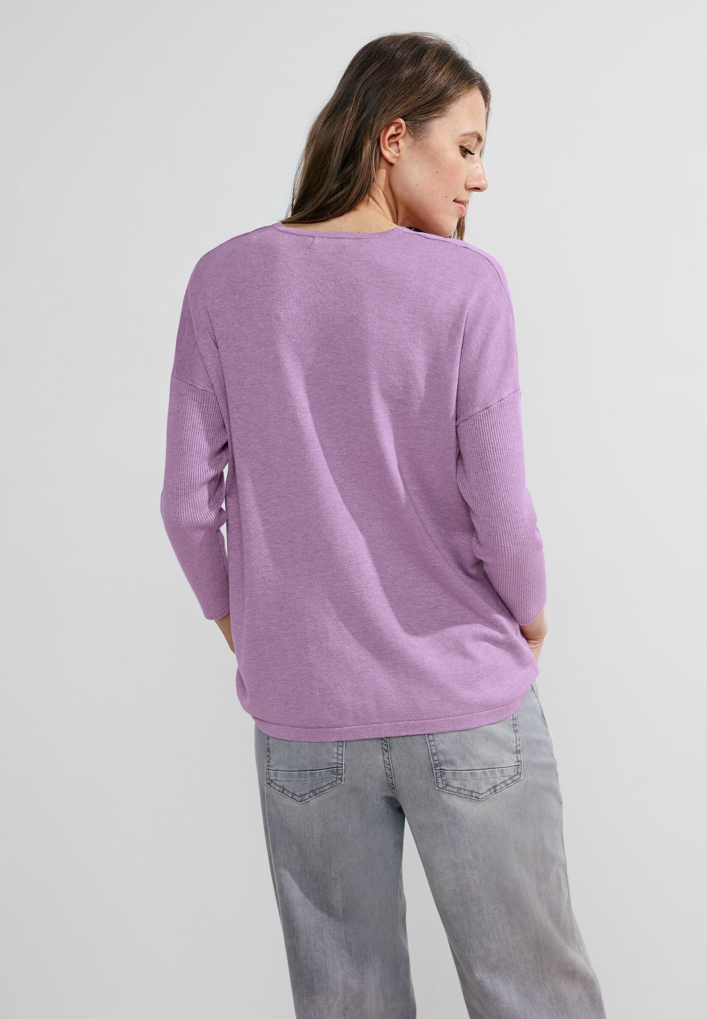 3/4 Feinstrick Pullover