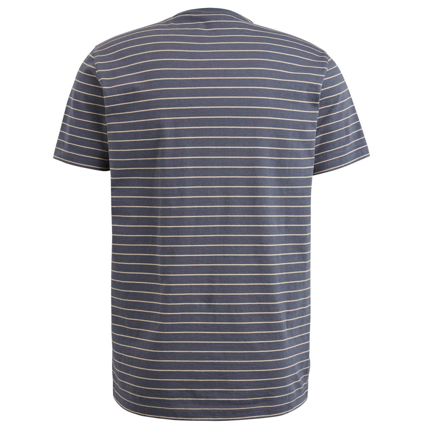 Short sleeve r-neck yarn dyed stripe jersey