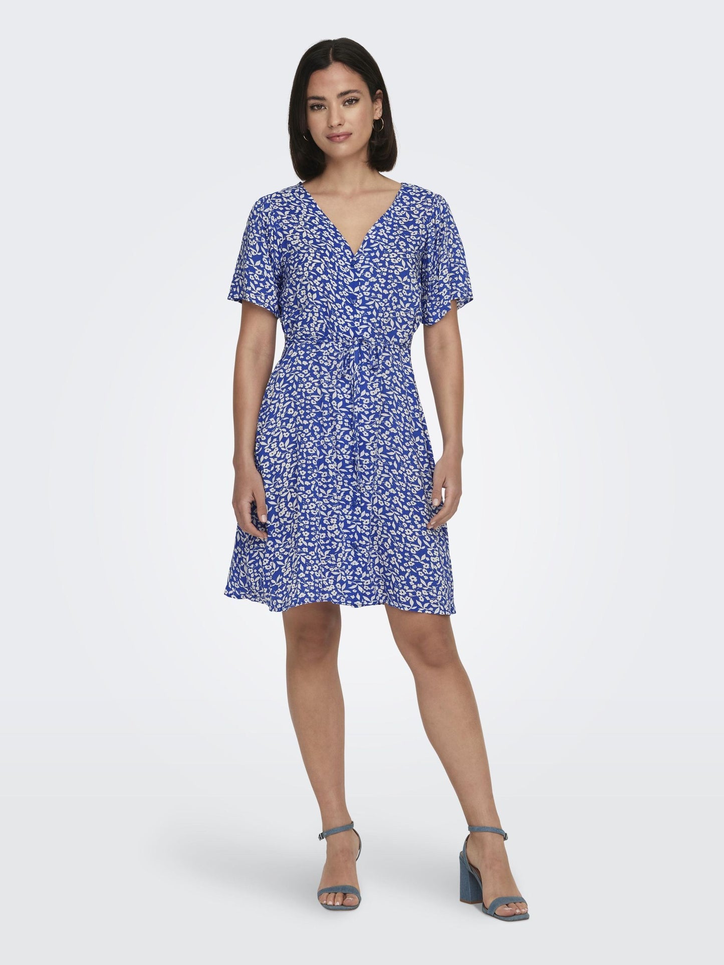 ONLEVIDA S/S SHORT DRESS WVN NOOS