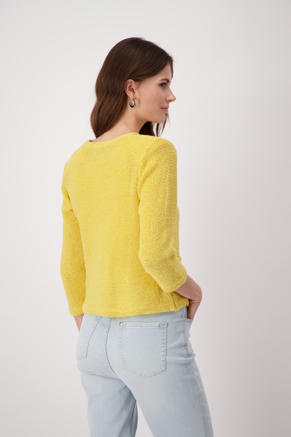 Strickjacke, dry lemon