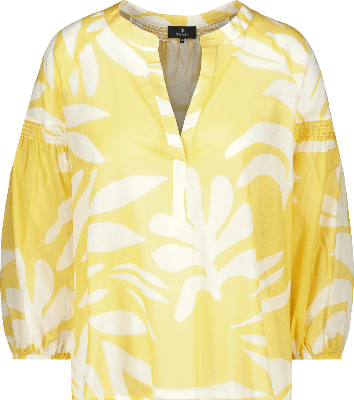 Bluse, dry lemon gemustert