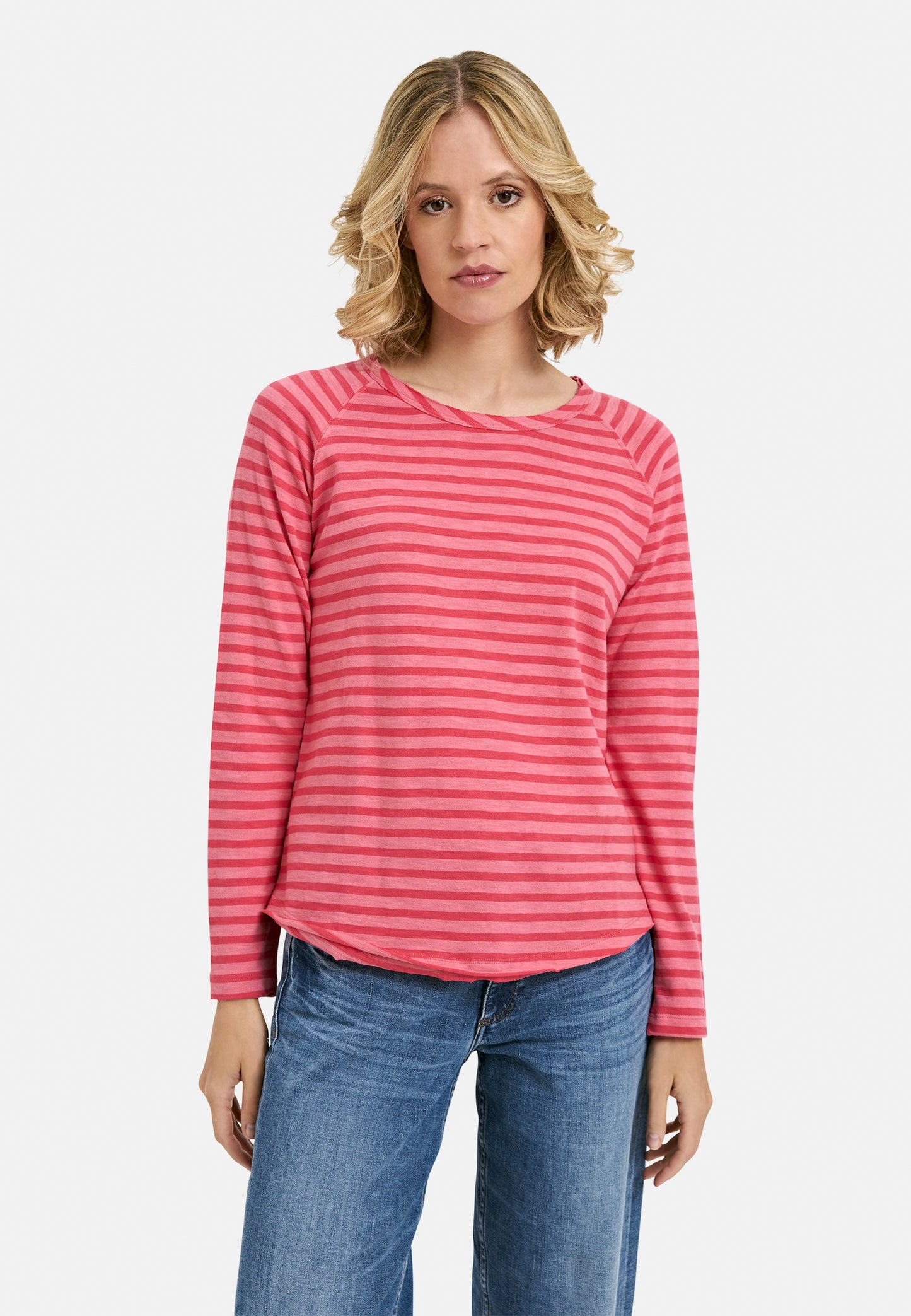 Basic Sweat Raglan Striped