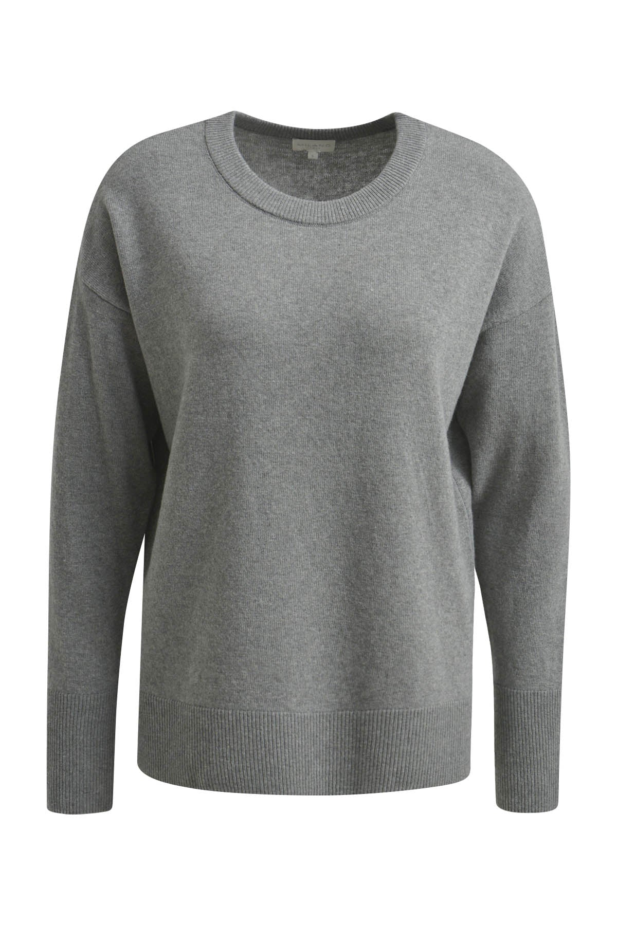 Pullover w roundneck, oversized shoulders, 1/1 sleeves