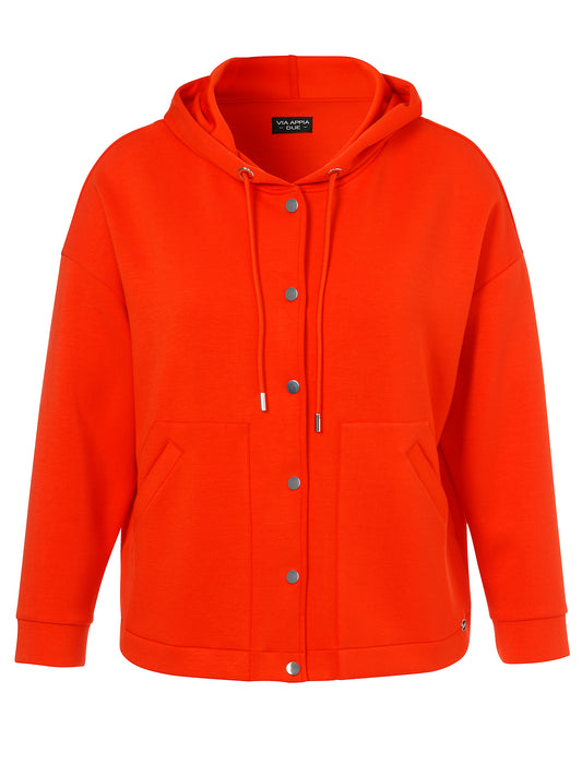 Jacke Kapuze 1/1 Arm Knöpfe