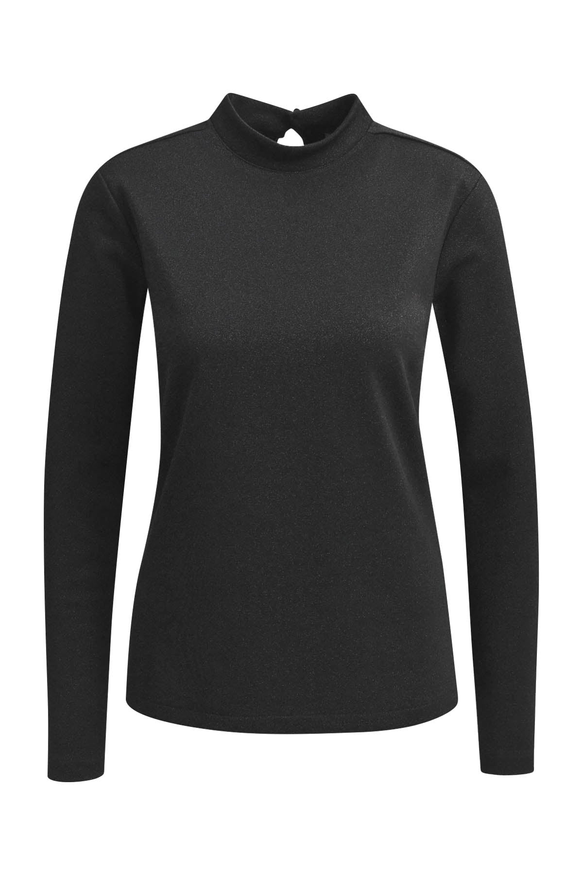 Glitter Longsleeve stand up collar