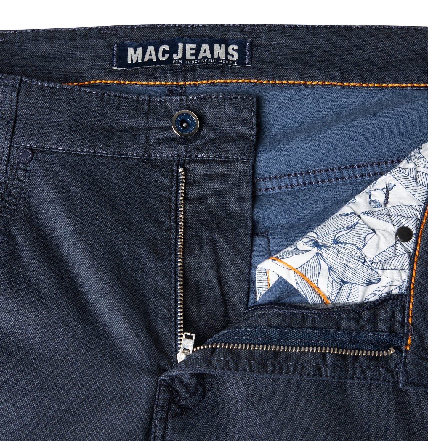 MAC JEANS - Arne Pipe, Printed High Stretch Cotton